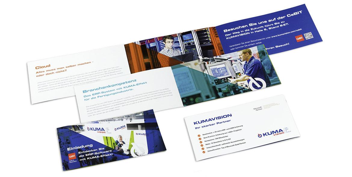 Kumavision Einladung CeBIT Markenrelaunch